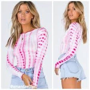 Princess polly top - no longer sold on site - size 2 - tight fitted